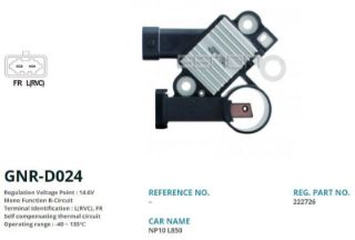 ALTERNATÖR KONJEKTOR DELCO TİP 12V CHEVROLET CRUZE 2.0 DİZEL (L(RVC), FR) resmi