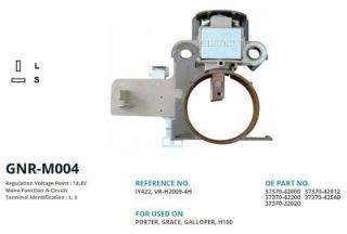 ALTERNATÖR KONJEKTOR 12V HYUNDAİ H100 MINIBUS 65 AMP ALT. (L, S) resmi