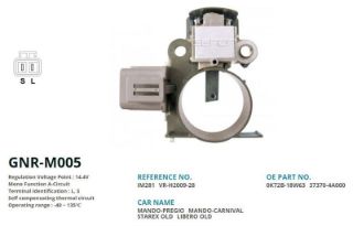 ALTERNATÖR KONJEKTOR 12V MİTSUBİSHİ L300 PANELVAN 65 AMP ALT. (L, S) resmi