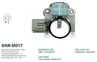 ALTERNATÖR KONJEKTOR 12V MİTSUBİSHİ L300 YENI MODEL / MAZDA 626 (L, S) resmi
