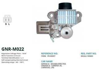 ALTERNATÖR KONJEKTOR 12V KİA SORENTO - SEPHIA 70 AMP ALT. (L, S) resmi