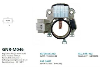 ALTERNATÖR KONJEKTOR MİTSUBİSHİ TİP 12V FORD MONDEO - TRANSİT (L) resmi