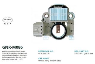 ALTERNATÖR KONJEKTOR MİTSUBİSHİ TİP 12V MAZDA 2 - MAZDA 3 (A2TG1391) (D(DRİVE), P) resmi