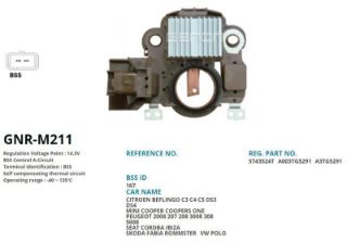 ALTERNATÖR KONJEKTOR MİTSUBİSHİ TİP 12V CITROEN BERLİNGO-C3-C4-C5-DS3-DS4 / MİNİ COOPER ONE / PEUGEOT 2008-207-208-3008-308-5008 (A3TG5291) (BSS) resmi