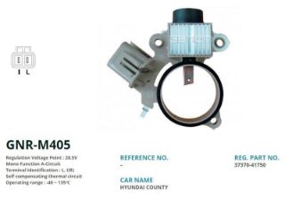 ALTERNATÖR KONJEKTOR MANDO TİP 24V HYUNDAİ KAMYON YENI MODEL (L, I(R)) resmi