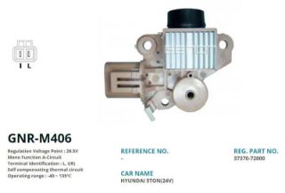 ALTERNATÖR KONJEKTOR MANDO TİP 24V HYUNDAİ KAMYON YENI MODEL (L, I(R)) CANTER 01> resmi