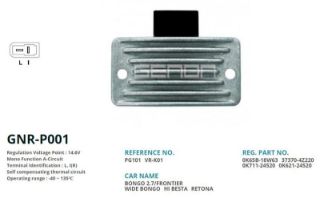ALTERNATÖR KONJEKTOR 12V KİA BONGO 2.7 (37300-4Z220) (L, I(R)) resmi