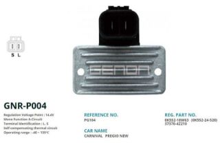 ALTERNATÖR KONJEKTOR 12V KİA CARNİVAL 2 FIS DIK SOKET 85 AMP ALT. (L, S) resmi