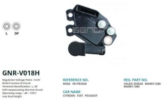 ALTERNATÖR KONJEKTOR 12V CITROEN PEUGEOT FIAT (KISA IKI CIVATA) resmi