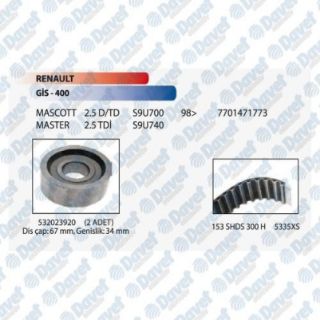 EKSANTRİK KİTİ 153SHDS300H 5335XS FIAT PEUGEOT CITROEN RENAULT OPEL IVECO TURBO DAILY DUCATO BOXER JUMPER MASTER MOVANO 2.5 TDI 2.8D   #### resmi
