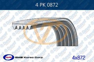 KANALLI KAYIŞ ACCENT CİVİC 1.6 VTI 91 (48355) / (4PK878) resmi