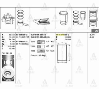 SEGMAN H-350 STD TAKIM resmi