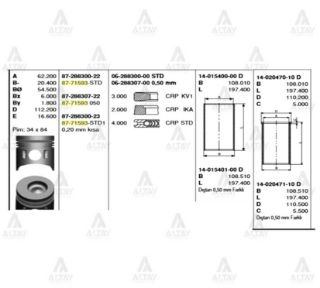 GÖMLEK CANTER 449  659 STD resmi