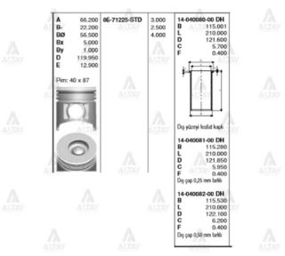 GÖMLEK NQR-70 110MM 0.50 resmi