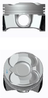 PİSTON BMW F20 F30 N13 77.50MM C3 C4 207 3008 308 5008 TAKIM resmi
