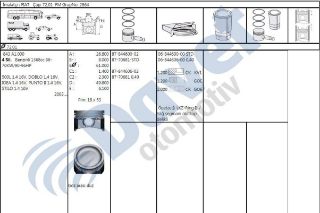 PİSTON+SEGMAN 1.4 DOBLO-PUNTO II-STILO-IDEA-500L 03.12 resmi