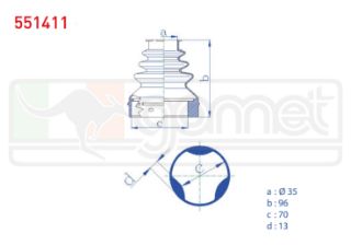 AKS KÖRÜĞÜ KİTİ SOL SAĞ İÇ CITROEN BERLİNGO 1.6 HDI 35X96X70 2008- / C3 III 1.6 HDI 2016- / C4 (LC) 1.6 HDI 2004-2009 / PEUGEOT PARTNER TEPEE 1.6 HDI 2008- / 207 (WA,WC) 1.6 HDI 2006-2012 resmi