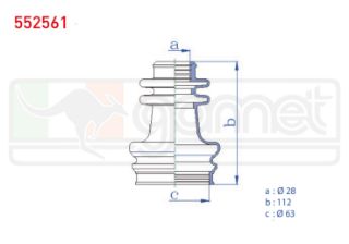 AKS KÖRÜĞÜ KİTİ SAĞ İÇ RENAULT CLİO I (B/C57,5/357) 1.4 28X112X63 1990-1998 / R11 (B/C37) 1.4 1983-1995 / R9 (L42) 1.7 1985-2000 / TWINGO 1.2 1993-2007 resmi