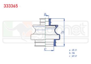 AKS KÖRÜĞÜ KİTİ SOL SAĞ ARKA DIS MERCEDES C SERISI (S202) C 180 21X96X57 1996-2000/ (W123) 2.0 1977-1985/ C 200 (S202) 1996-2000/ 200 E (W124) 1988-1993 resmi