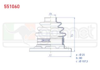 AKS KÖRÜĞÜ KİTİ SOL SAĞ ARKA METAL İÇ BMW 5 SERISI (E39) 525 D 25X80X107,5 1995-2003/ 7 SERISI (E38) 730 D 1994-2001/ X5 (E53) 3.0 D 2000-2007/ 7 SERISI (E38) 740 İ 1994-2001 resmi
