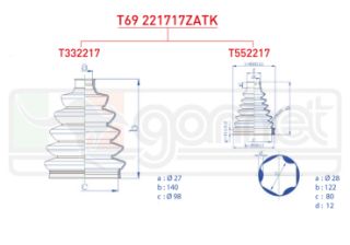 AKS KÖRÜĞÜ KİTİ SOL SAĞ IC-DIS TERMOPLASTIK LAND ROVER FREELANDER II (FA) 2.2 TD4 27X140X98 - 28X122X80 2006-2014/ DISCOVERY (TAA) 2.7 TD 2004-2010/ RANGE ROVER SPORT (LS) 3.6 TD 2005-2013 resmi
