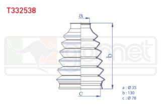 AKS KÖRÜĞÜ KİTİ SOL SAĞ TEK KANAL DIS TERMOPLASTIK RENAULT MEGANE I (BA0/1) 1.6İ 8V 35X130X78 1996-2003 / CLİO II (BB0/1/2,CB0/1/2) 1.2 1998-2005 / MEGANE I (BA0/1) 2.0İ 1996-2003 resmi