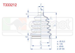 AKS KÖRÜĞÜ KİTİ SOL SAĞ DIS TERMOPLASTIK FIAT DOBLO (152,263) 1.3 MJT 25,5X126X85 2010- / LİNEA (323) 1.3 MJT 2007- / PUNTO (199) 1.3 MJT 2012- / ALFA ROMEO GIULIETTA (940) 1.6 JTDM 2010- resmi