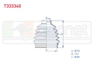 AKS KÖRÜĞÜ KİTİ SOL SAĞ DIS TERMOPLASTIK MERCEDES A SERISI (W169) A 200 CDI 32X112X80 2004-2012/ A 160 CDI 2004-2012/ B 160 2005-2011/ B 180 2005-2011/ VANEO (414) 1.7 CDI 2002-2005 resmi