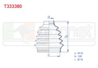 AKS KÖRÜĞÜ KİTİ SOL SAĞ DIS TERMOPLASTIK MERCEDES A SERISI (W168) A 160 CDI 32X109X76 1997-2004/ A 140 1997-2004/ A 160 1997-2004/ A 170 CDI 1997-2004 resmi