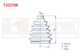 AKS KÖRÜĞÜ KİTİ SOL SAĞ DIS TERMOPLASTIK FIAT DOBLO (119,123) 1.3 MJT 24,5X120X83 2005-2010 / LİNEA (323) 1.3 MJT 2007- / BMW 3 SERISI (E90) 320 D XDRİVE 2005-2011 / OPEL ASTRA H 1.7 CDTI 2004-2010 resmi