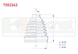 AKS KÖRÜĞÜ KİTİ SOL SAĞ İÇ TERMOPLASTIK MERCEDES A SERISI (W169) A 160 30X113X84 2004-2012/ A 180 2004-2012/ A 180 CDI 2004-2012/ A 200 CDI 2004-2012/ B 180 CDI 2005-2011/ B 200 CDI 2005-2011 resmi