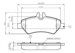 BALATA ARKA .. ( MERCEDES SPRİNTER - VW CRAFTER ) resmi