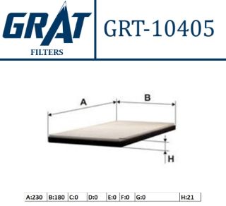 KABIN FILTRESI ( FIAT BRAVO II 07- STILO 01-06 DELTA III 08- 1.4-1.6D- 1.9JTD-2.0D ) resmi