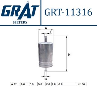 YAKIT FILTRESI ( RENAULT: R19-R21-CLIO-LAGUNA / VOLKSWAGEN: GOLF III ) resmi