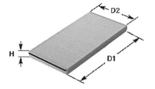 KABIN FILTRESI (RENAULT: MEGANE SCENIC 97-99) resmi