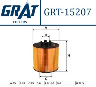 YAG FILTRESI ( VOLKSWAGEN: GOLF V-JETTA-PASSAT-POLO/AUDI: A3/SKODA:FABIA 1.4 1.6FSI ) resmi