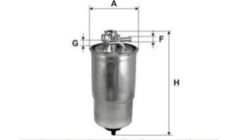YAKIT FILTRESI (VW GOLF 98-06  LT 97-07  PASSAT 97-05  AUDI A6 98-05) AGR-AHF-AVR-ANJ-AVF resmi