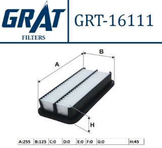 HAVA FILTRESI - (HYUNDAI: GETZ 00>10 "1.5 CRDI DIZEL" ) resmi