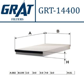 KABIN FILTRESI  (OPEL: ASTRA G/ASTRA H 1.3CDTI 1.7CDTI 1.9CDTI ) resmi