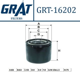 YAG FILTRESI - ( HYUNDAI: ACCENT 1.3-1.5-1.6 00>/ERA / BLUE / ELANTRA / GETZ 1.3-1.4-1.6 I20-I30 1.4-1.6 / KONA/TUCSON / HONDA: CRV 2.0 - CIVIC 01> ACCORD-HRV FORD: KA 09> 1.2 FIAT: PALIO 01> 1.2-1.4 PUNTO 03> 1.2-1.4 STILO 03> 1.4 ) resmi
