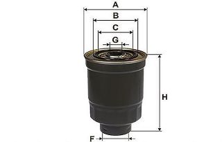 MAZOT FILTRESI - (HYUNDAI: H100/STAREX 98>08/MITSUBISHI: L300-L200 ) resmi