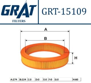 HAVA FILTRESI-278×221×62 (VW CADDY 96-03  GOLF 96-98  POLO 95-00 POLO CLS 96-02) resmi