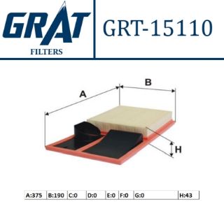 HAVA FILTRESI (VW POLO 05-20  SEAT IBIZA 06-15  SKODA FABIA 05-14) resmi