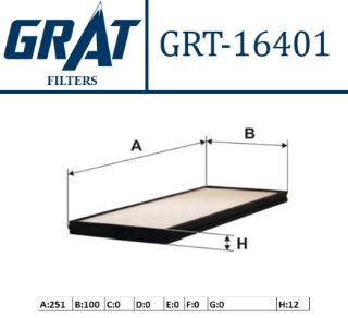 KABIN FILTRESI -  CIFTLI (HYUNDAI: ACCENT 03>06 "ADMIRE" GETZ 00>10  MATRIX 05>) resmi
