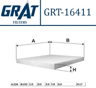 KABIN FILTRESI - (HYUNDAI: ACCENT BLUE 11>/ TUCSON 04>10 / IX35 11>12 / KIA: SPORTAGE 04>10 / I40 12- 1.6/ RIO 05-08/ RIO 12> / CERATO 08> ) resmi