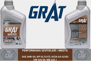 MOTOR YAĞI 1 LİTRE 20W50 API SL / CF resmi