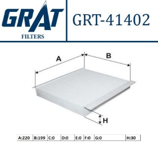 KABIN FILTRESI - (NISSAN: PRIMERA-P12 03>10/X-TRAIL 01>>/ALMERA 00>03 ) resmi