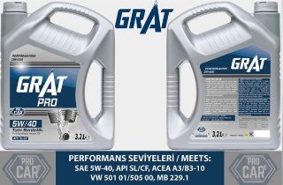MOTOR YAĞI 3.2 LİTRE 5W40 TAM SENTETİK API SL / CF resmi