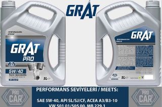 MOTOR YAĞI 5 LİTRE 5W40 TAM SENTETİK API SL / CF resmi