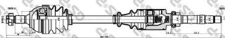 AKS SAĞ KOMPLE PARTNERI BERLİNGO TU3JP (1,4 8V) / (98 08) XSARA XSARA II TU3JP (1,4 8V) TU5JP (1,6 8V) TU5JP4 (1,6 16V) / (IC FREZE: 22, DIS FREZE 25, BOY: 868MM, CONTA CAPI: 56,70MM) ABSSIZ resmi